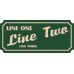 10x24 Custom Carved Poly Sign (Both Sides)