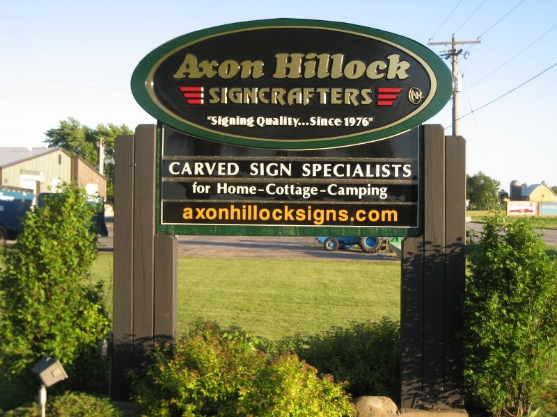 Axon Hillock Signcrafters Sign
